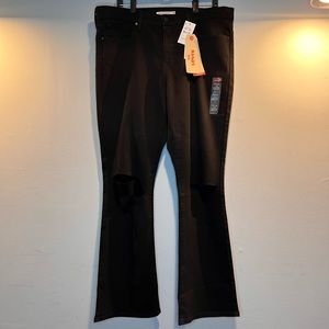 Levi’s 315 shaping boot cut jeans black men’s size 34/32 distressed new with tag
